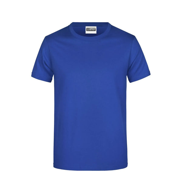 T-shirt Basic-t Man 180 blu / S - personalizzabile con logo