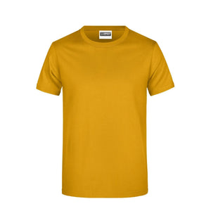 T-shirt Basic-t Man 180 giallo / S - personalizzabile con logo