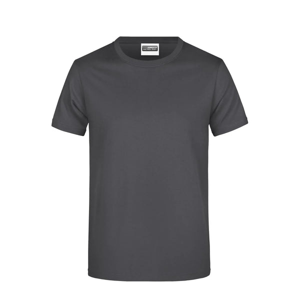 T-shirt Basic-t Man 180 graphite / S - personalizzabile con logo