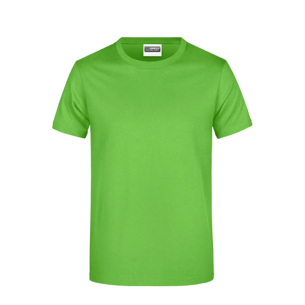 T-shirt Basic-t Man 180 lime-green / S - personalizzabile con logo