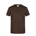 T-shirt Basic-t Man 180 marrone / S - personalizzabile con logo
