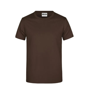 T-shirt Basic-t Man 180 marrone / S - personalizzabile con logo