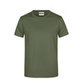 T-shirt Basic-t Man 180 olive / S - personalizzabile con logo