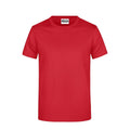 T-shirt Basic-t Man 180 rosso / S - personalizzabile con logo