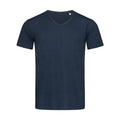 T-shirt Ben V-neck blu / S - personalizzabile con logo