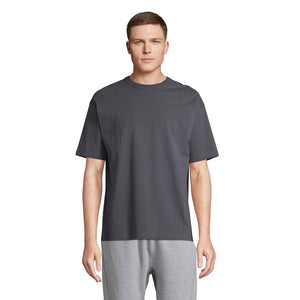 T-Shirt Boxy Men  Oversize Grigio Topo / S - personalizzabile con logo