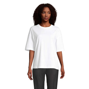 T-Shirt Boxy Women  Oversize Bianco / XS - personalizzabile con logo