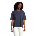 T-Shirt Boxy Women  Oversize blu navy / XS - personalizzabile con logo