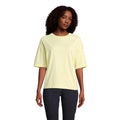 T-Shirt Boxy Women  Oversize giallo / XS - personalizzabile con logo