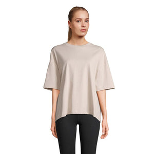 T-Shirt Boxy Women  Oversize grigio / XS - personalizzabile con logo