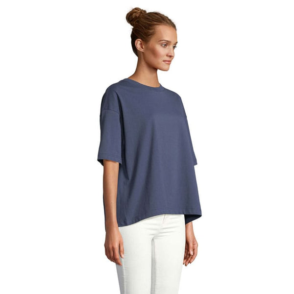 T-Shirt Boxy Women  Oversize - personalizzabile con logo