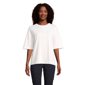 T-Shirt Boxy Women  Oversize natural / XS - personalizzabile con logo