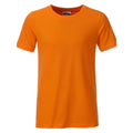 T-shirt Boys Basic-t arancione / XS - personalizzabile con logo