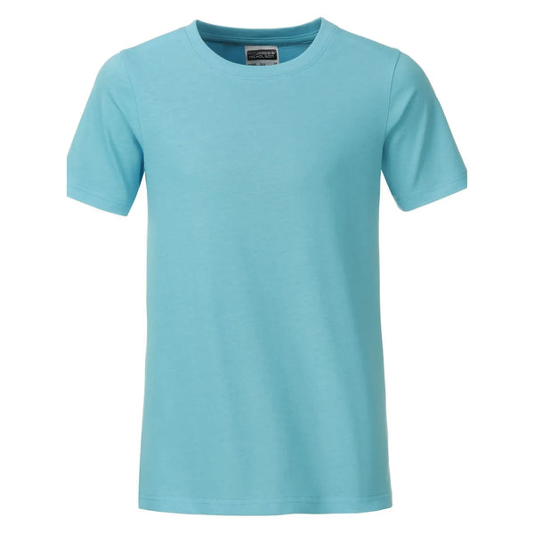 T-shirt Boys Basic-t azzurro / XS - personalizzabile con logo