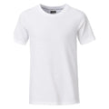 T-shirt Boys Basic-t bianco / XS - personalizzabile con logo