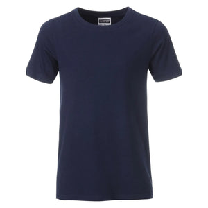 T-shirt Boys Basic-t blu / XS - personalizzabile con logo