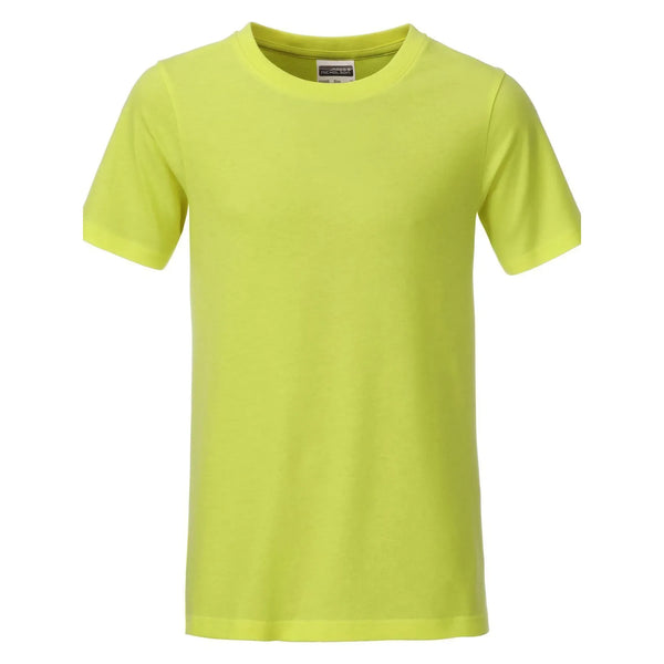 T-shirt Boys Basic-t giallo / XS - personalizzabile con logo