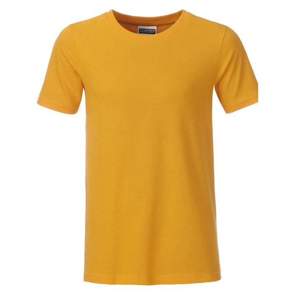 T-shirt Boys Basic-t gold-yellow / XS - personalizzabile con logo