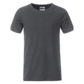T-shirt Boys Basic-t graphite / XS - personalizzabile con logo