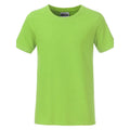 T-shirt Boys Basic-t lime-green / XS - personalizzabile con logo