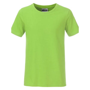 T-shirt Boys Basic-t lime-green / XS - personalizzabile con logo