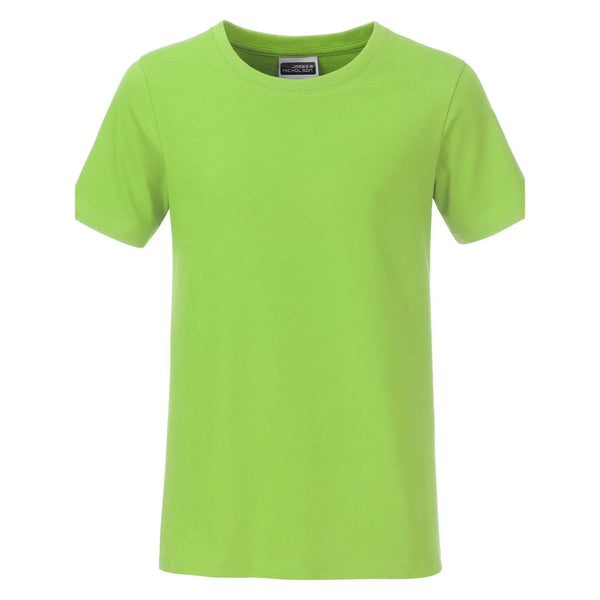 T-shirt Boys Basic-t lime-green / XS - personalizzabile con logo