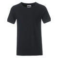 T-shirt Boys Basic-t nero / XS - personalizzabile con logo