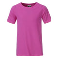 T-shirt Boys Basic-t rosa / XS - personalizzabile con logo
