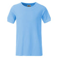T-shirt Boys Basic-t sky-blue / XS - personalizzabile con logo