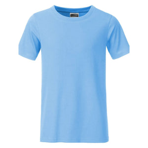 T-shirt Boys Basic-t sky-blue / XS - personalizzabile con logo