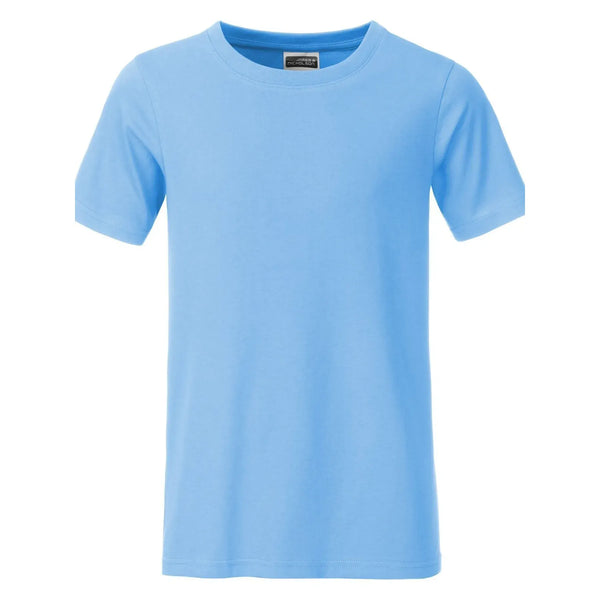 T-shirt Boys Basic-t sky-blue / XS - personalizzabile con logo