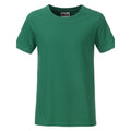 T-shirt Boys Basic-t verde / XS - personalizzabile con logo