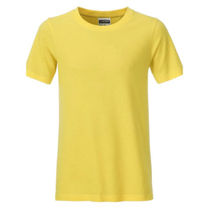 T-shirt Boys Basic-t yellow / XS - personalizzabile con logo