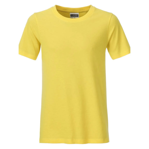 T-shirt Boys Basic-t yellow / XS - personalizzabile con logo