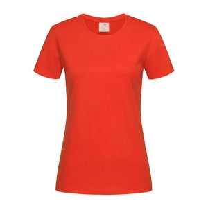 T-shirt Classic-t Fitted Women arancione / XS - personalizzabile con logo