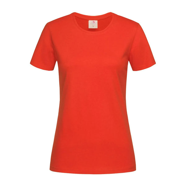 T-shirt Classic-t Fitted Women arancione / XS - personalizzabile con logo
