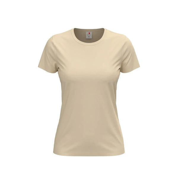 T-shirt Classic-t Fitted Women beige / XS - personalizzabile con logo