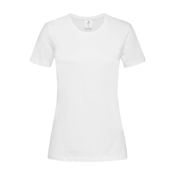 T-shirt Classic-t Fitted Women bianco / XS - personalizzabile con logo