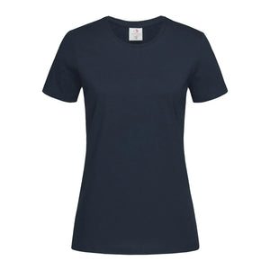T-shirt Classic-t Fitted Women blu / XS - personalizzabile con logo