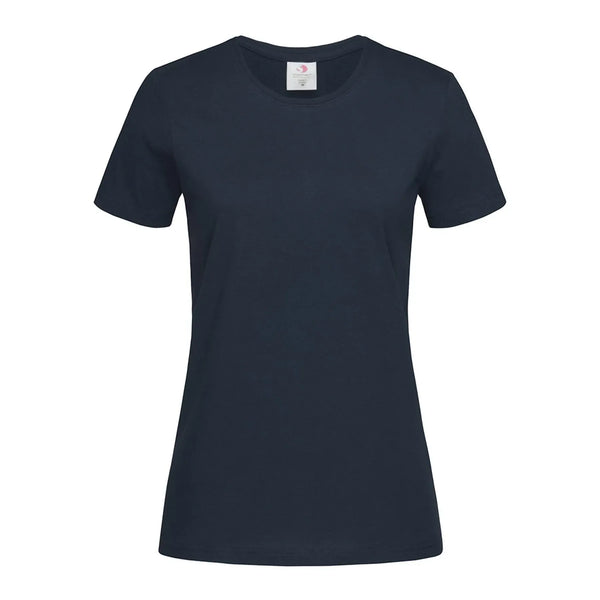 T-shirt Classic-t Fitted Women blu / XS - personalizzabile con logo