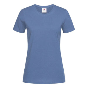 T-shirt Classic-t Fitted Women denim blue / XS - personalizzabile con logo