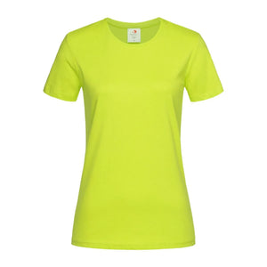 T-shirt Classic-t Fitted Women giallo / XS - personalizzabile con logo
