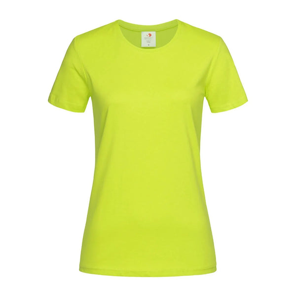 T-shirt Classic-t Fitted Women giallo / XS - personalizzabile con logo