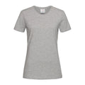 T-shirt Classic-t Fitted Women grey heather / XS - personalizzabile con logo