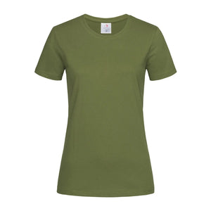 T-shirt Classic-t Fitted Women hunters green / XS - personalizzabile con logo