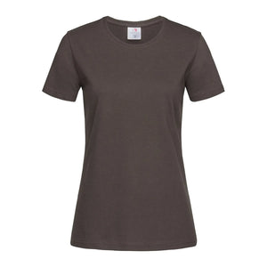 T-shirt Classic-t Fitted Women marrone / XS - personalizzabile con logo