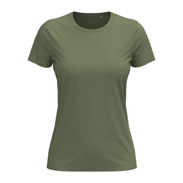 T-shirt Classic-t Fitted Women military green / XS - personalizzabile con logo