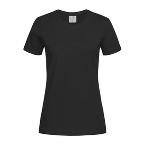 T-shirt Classic-t Fitted Women nero / XS - personalizzabile con logo