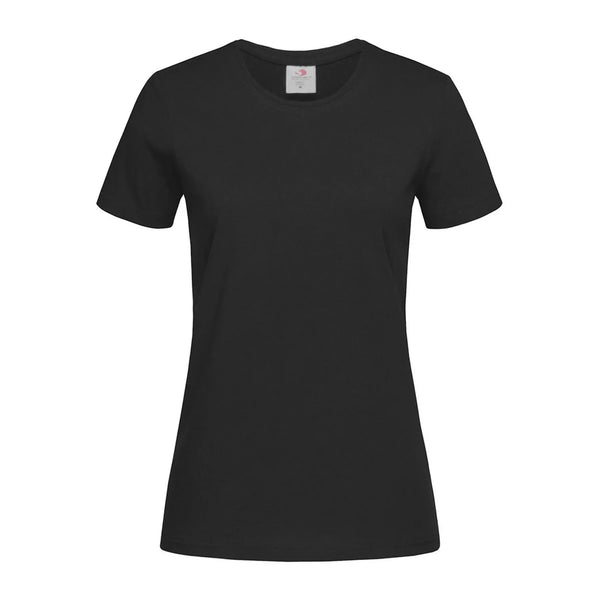 T-shirt Classic-t Fitted Women nero / XS - personalizzabile con logo