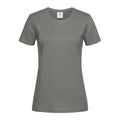 T-shirt Classic-t Fitted Women real grey / XS - personalizzabile con logo